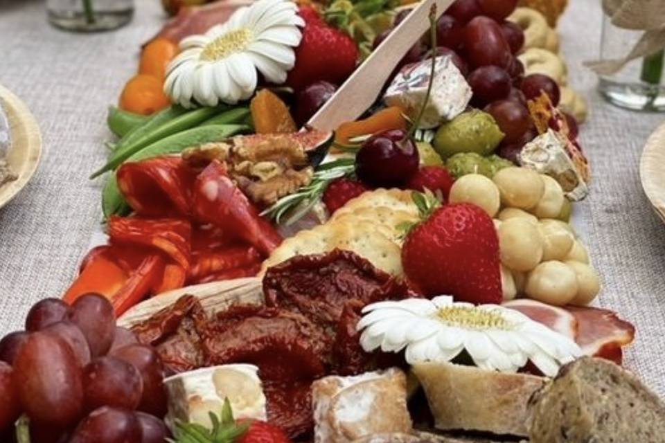 Charcuterie grazing board