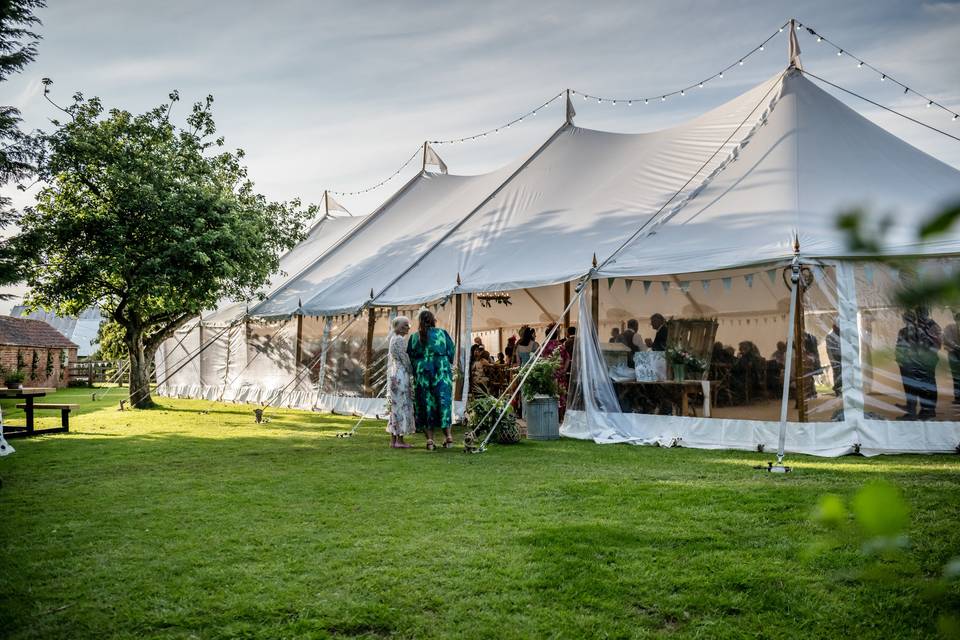 Pole Marquee Wedding