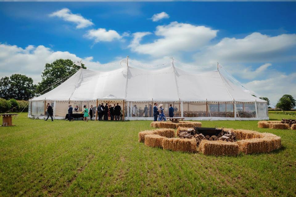 Pole Marquee Wedding