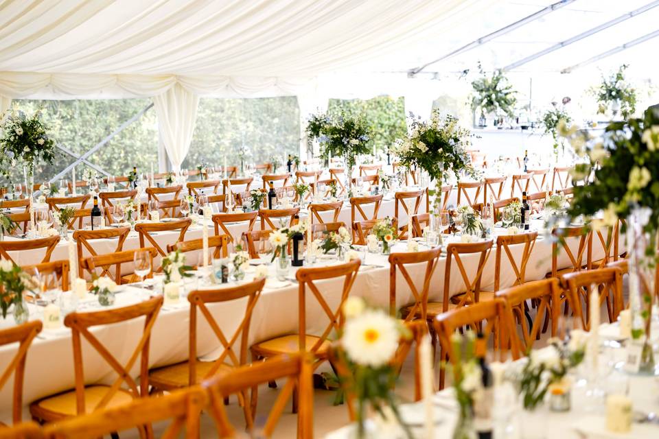 Elegant Marquee Seating
