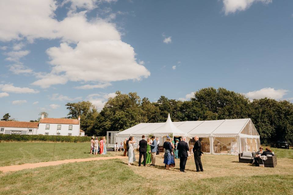 Marquee Wedding Yorkshire