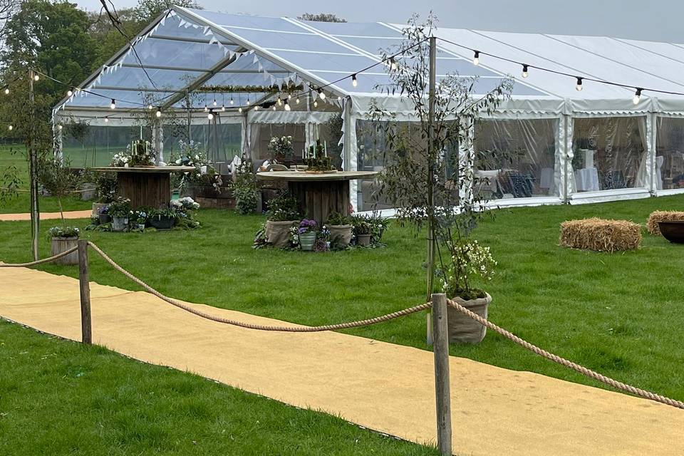 Marquee Terrace Extension