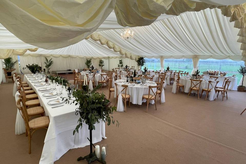 Framed Marquee Wedding Interna