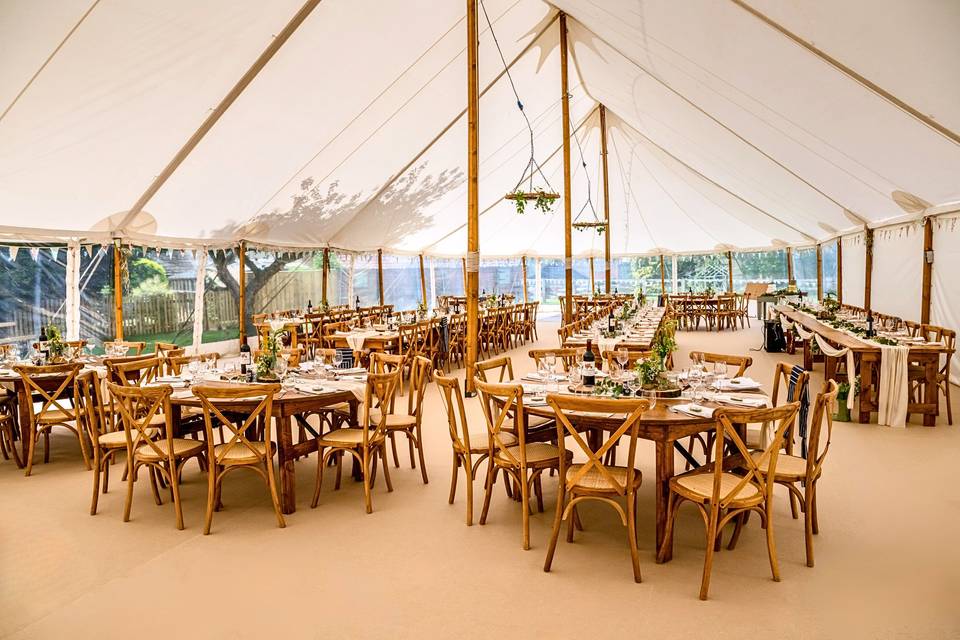Rustic Marquee Wedding
