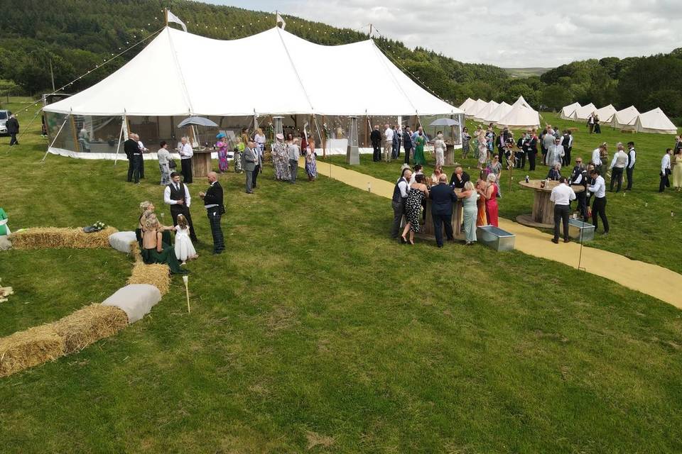 Celeste Marquee with Guests