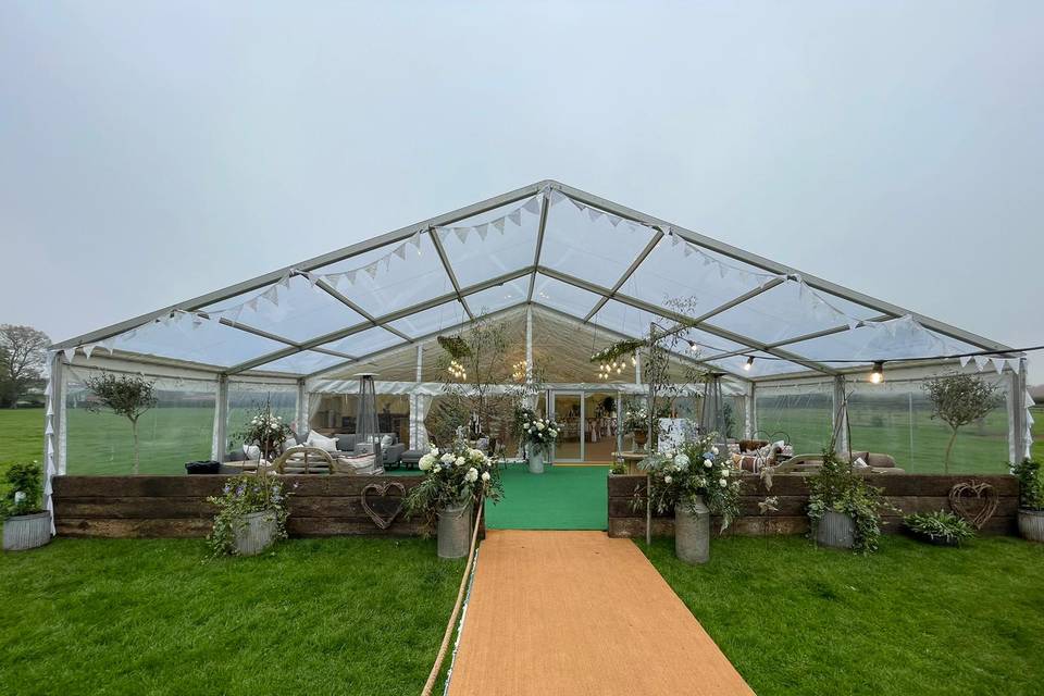 Marquee Terrace Yorkshire