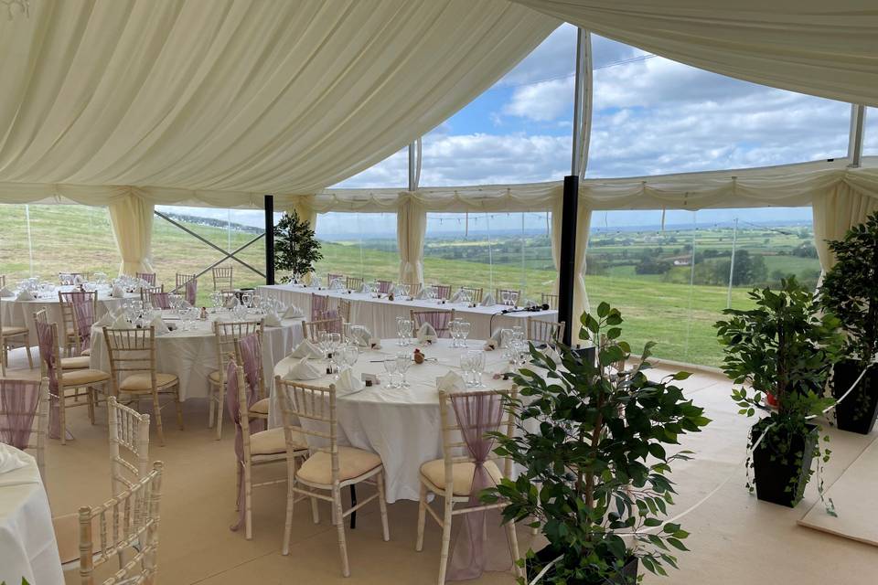 Wedding Marquee with a View