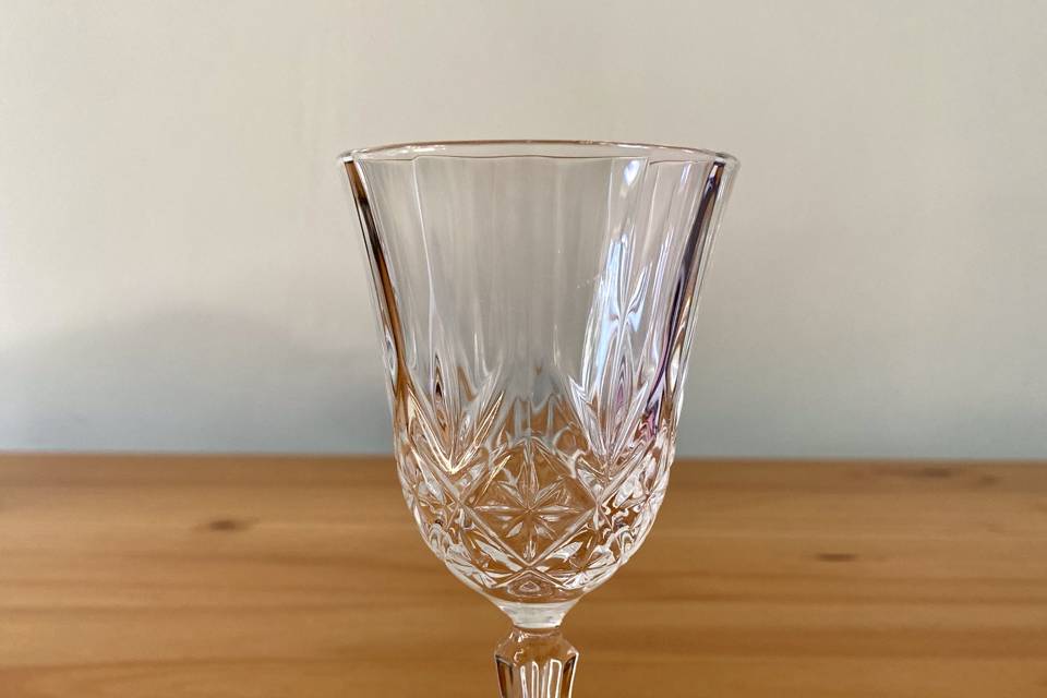 Crystal cut glass