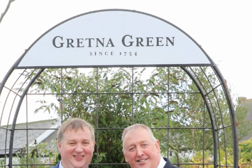 Richard and Rowen at Gretna