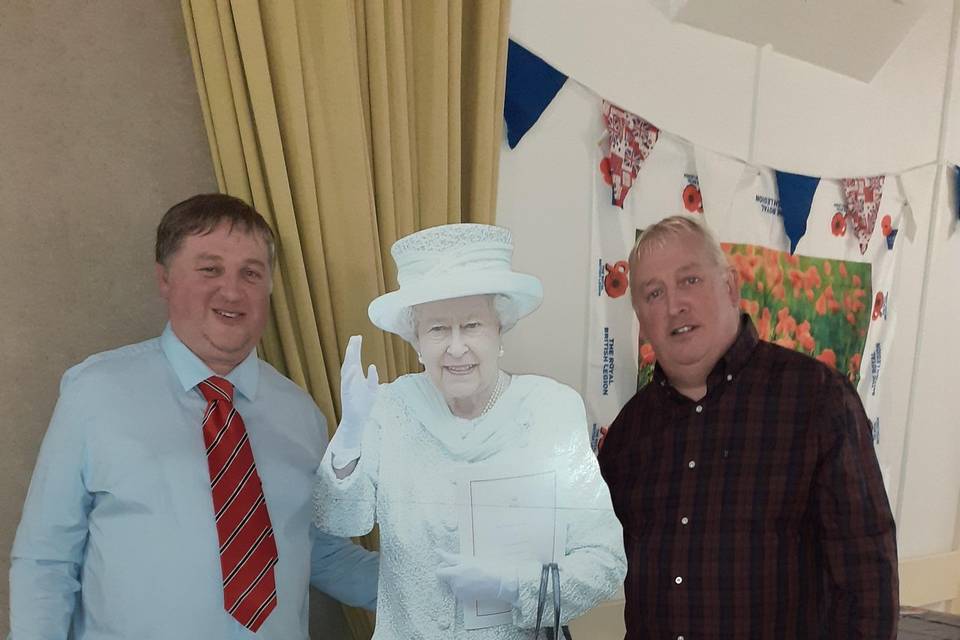Richard Rowen and the Queen