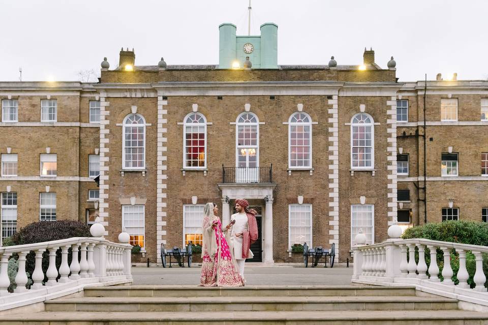 B&G on steps