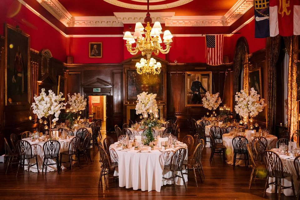 Long Room Wedding Reception