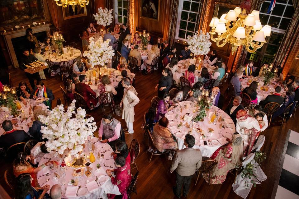 Long Room Wedding Reception