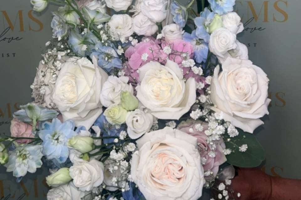 Bride and bridesmaid bouquets