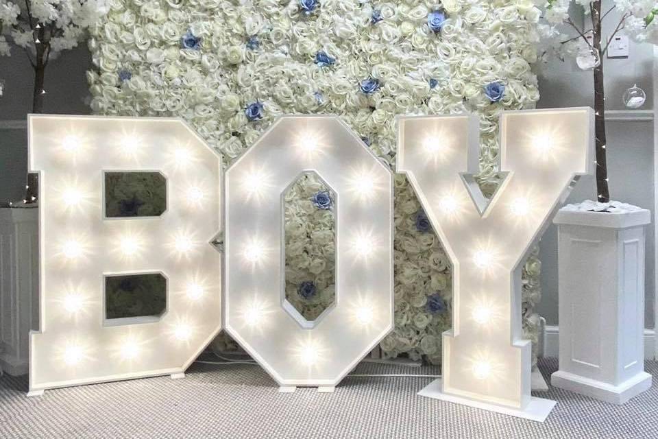 Boy baby shower package