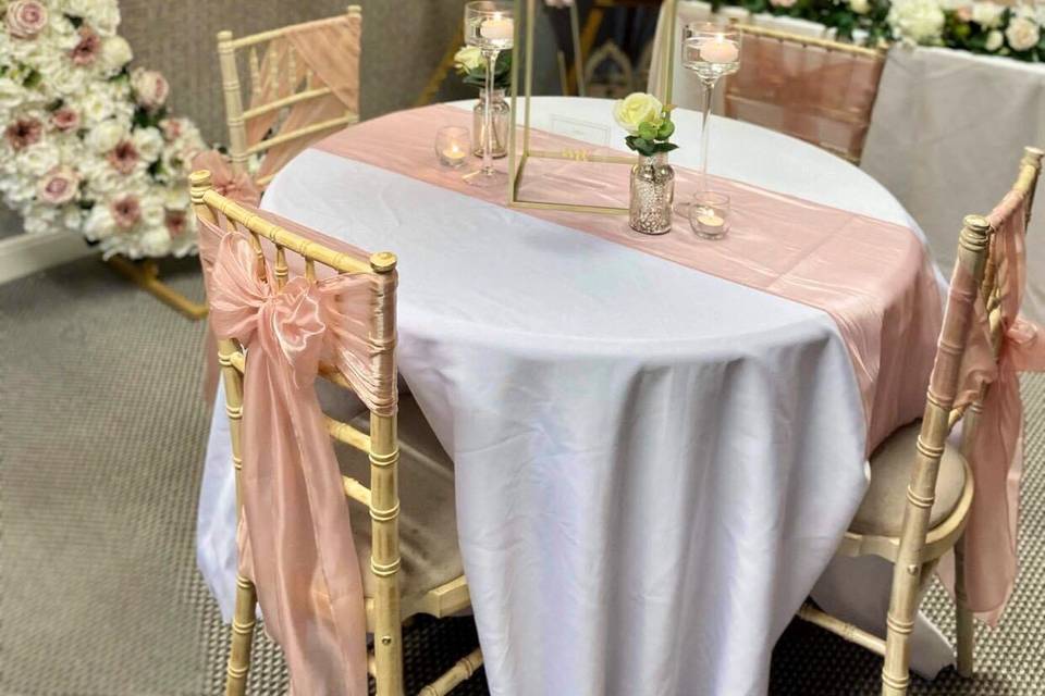 Blush pink theme