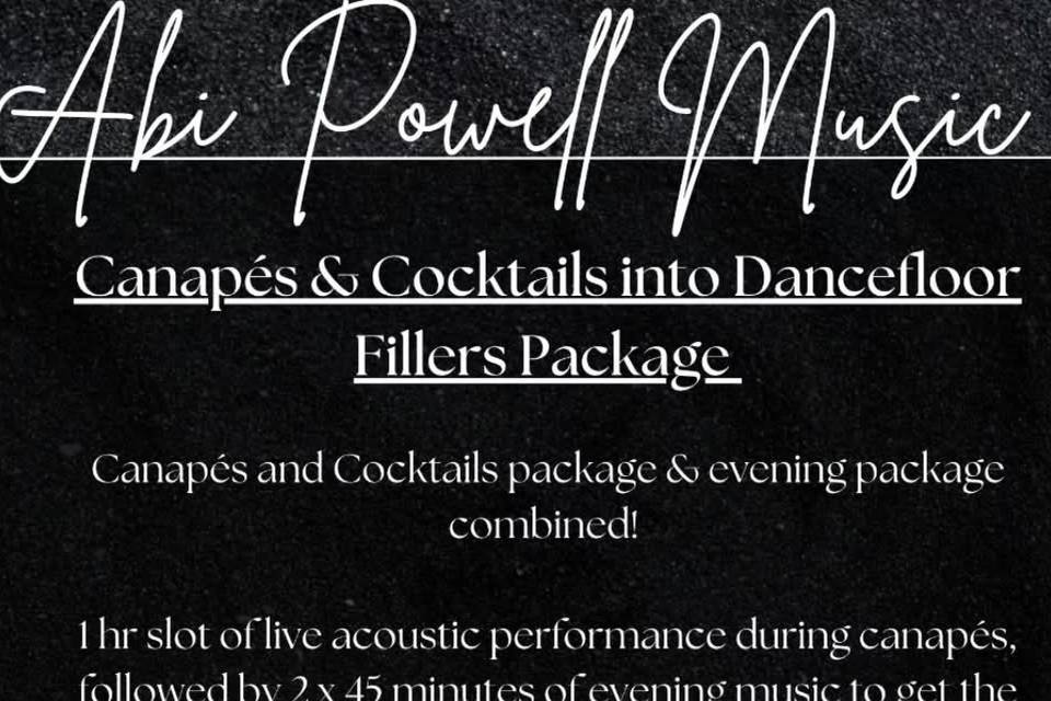 Canapés and Cocktails into