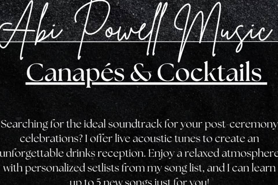 Canapés and Cocktails