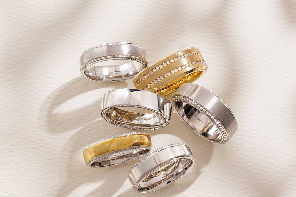Wedding rings for him