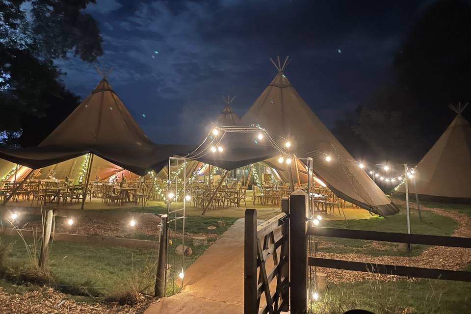 Moonlit Tipis