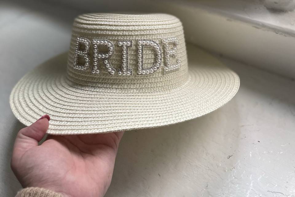 Bride sunhat