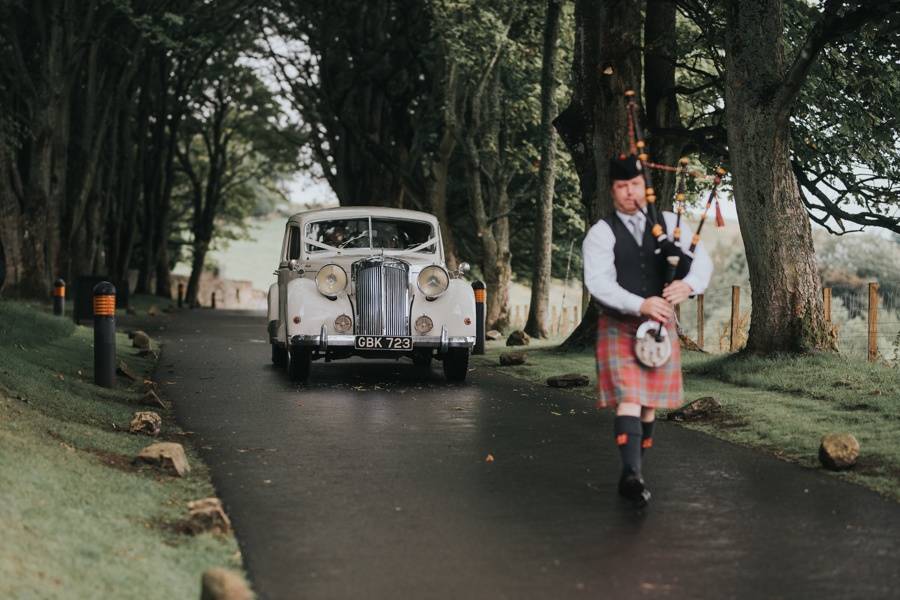 The arrival of The Bride