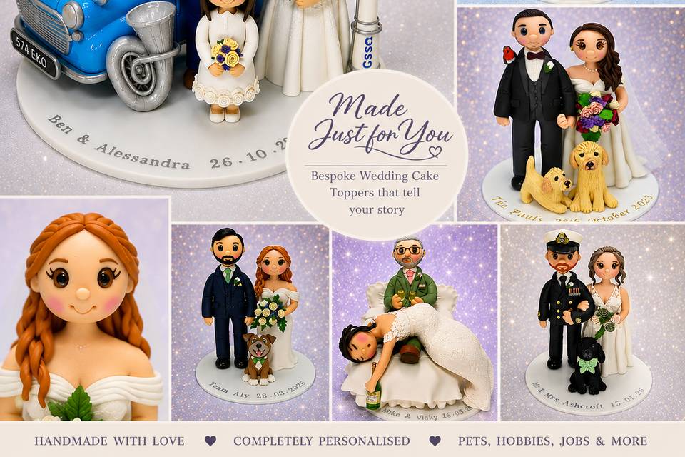 Tinylove Wedding Cake Toppers
