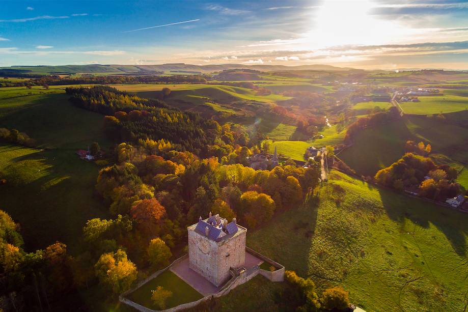 Borthwick Castle Landscape