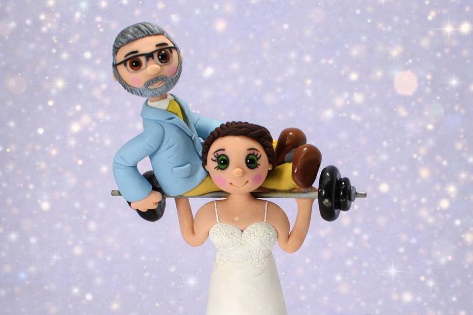 Bride & Groom Cake Toppers