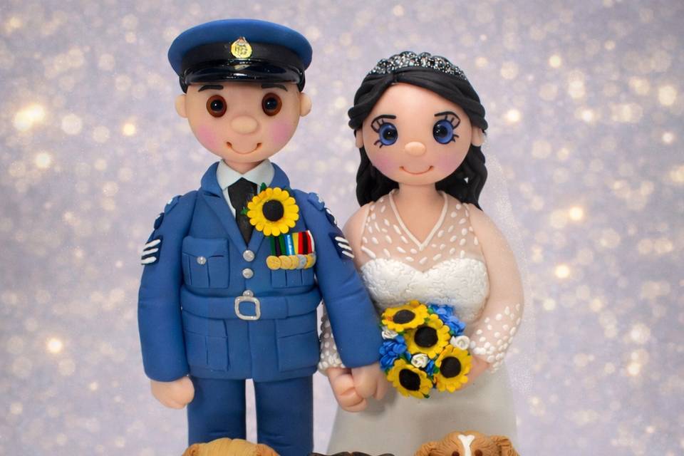 RAF Wedding Cake Topper