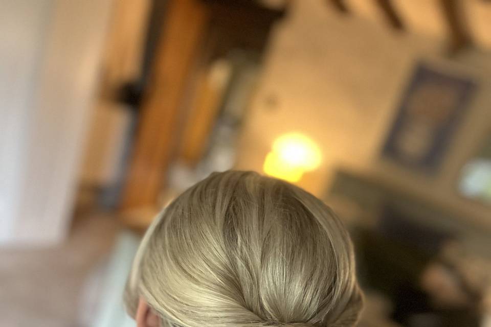 Hair up