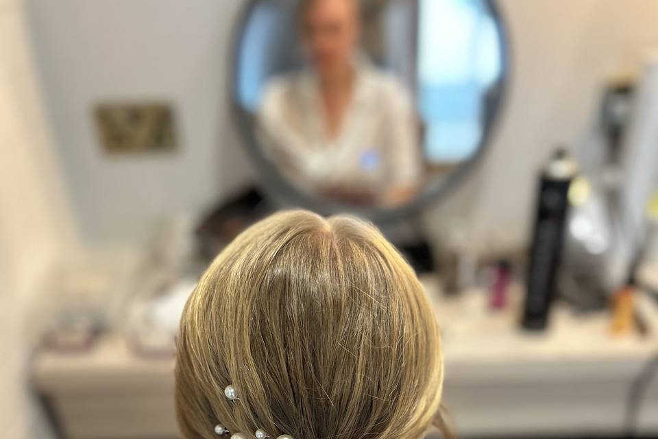 Hair up