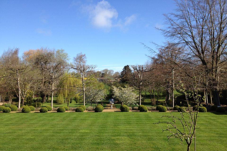 Perfectly manicured lawns