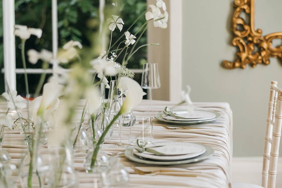 Wedding tablescape