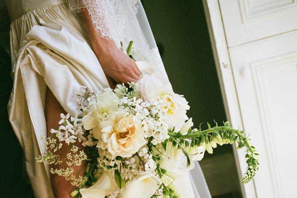 Bouquet on film 35mm