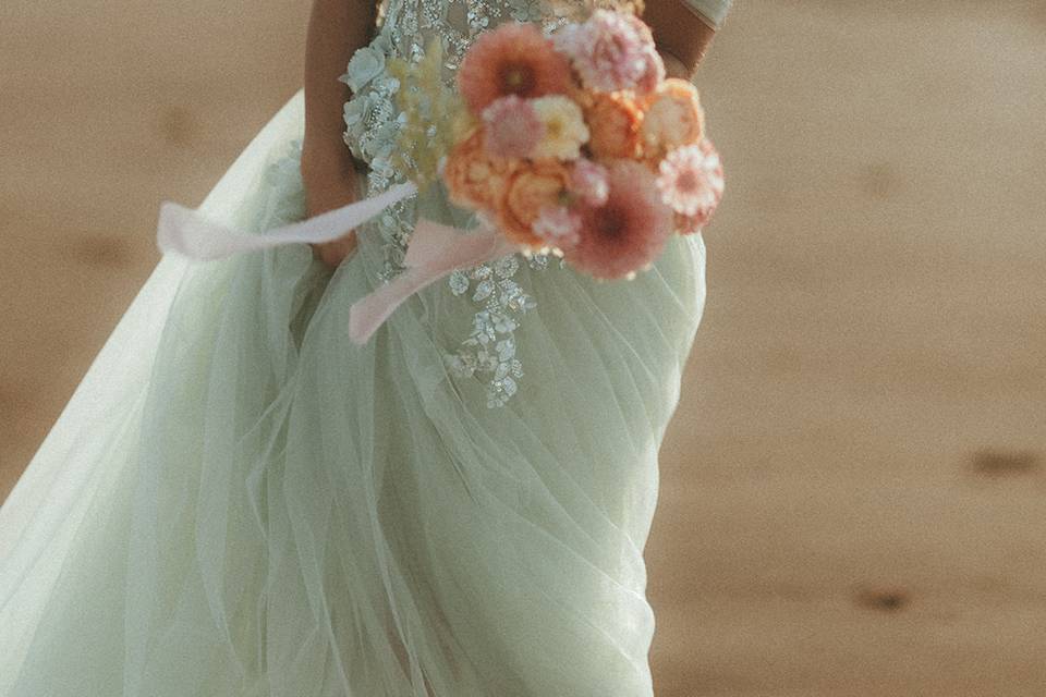 Alternative beach wedding
