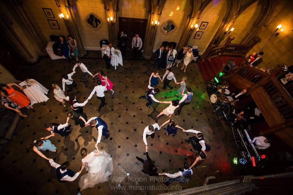 Ceilidh in Matfen Hall