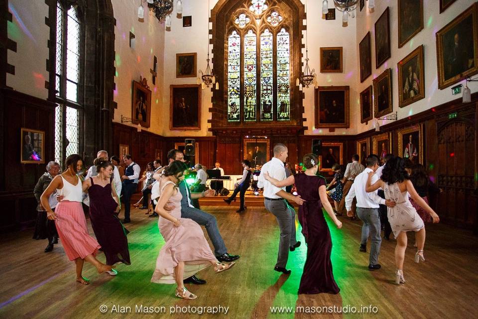 Ceilidh in Durham Castle