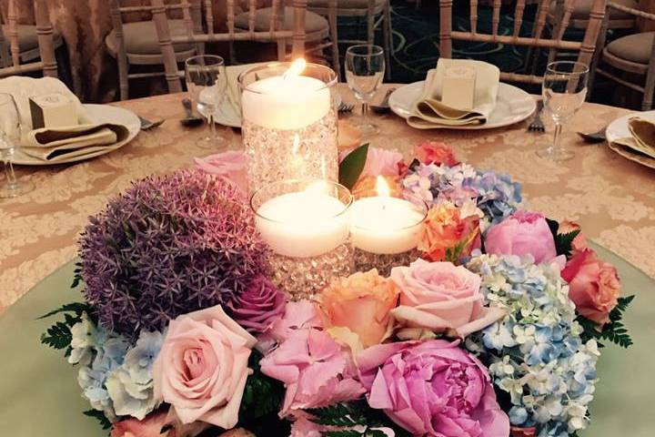 Flower table setup