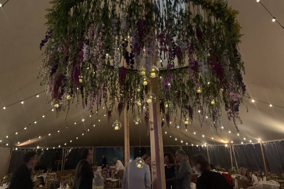 Marquee decor (evening)