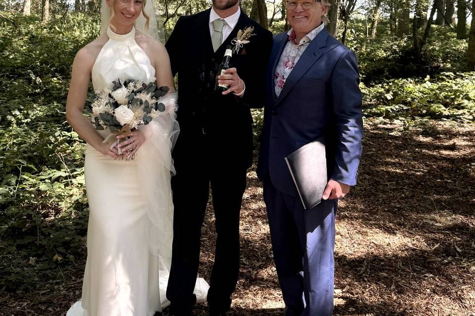 Farmland wedding