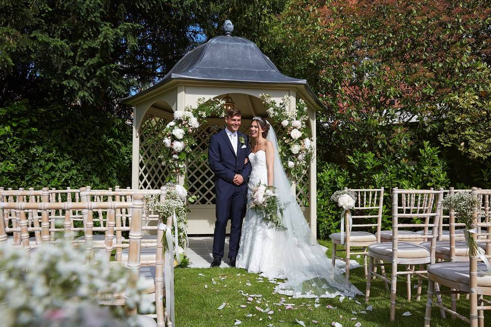 The wedding gazebo