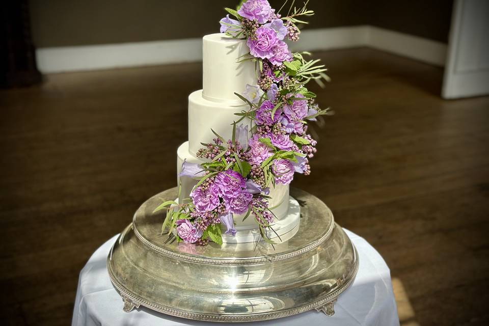 Lilac flower cascade