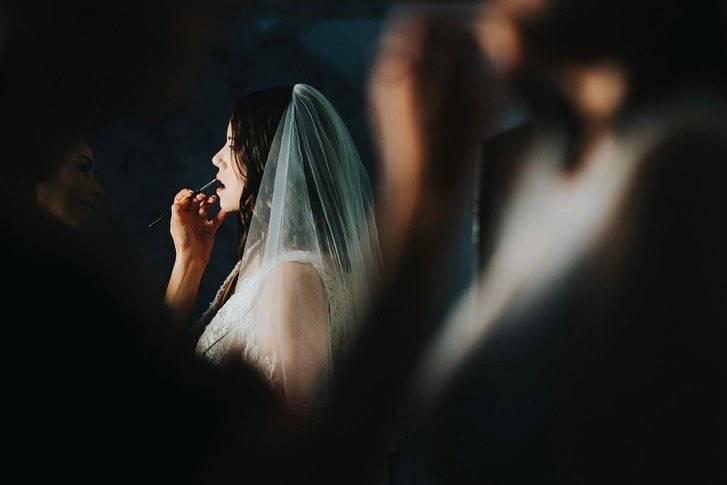 Bride Getting Ready