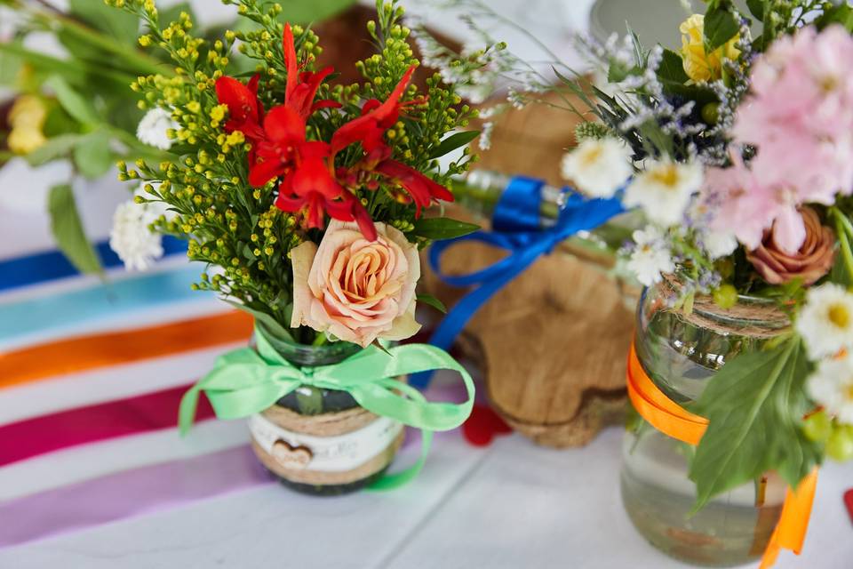 Flowers for a centrepiece