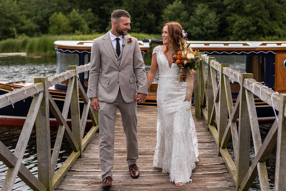 Waterside wedding