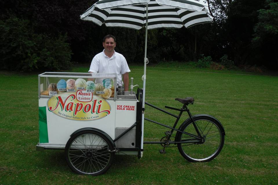 Wedding Ice cream bike - van