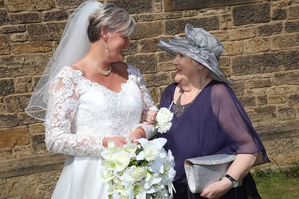 Mum and bride