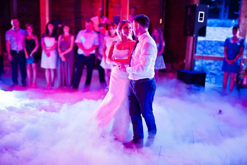 Swaying together first dance