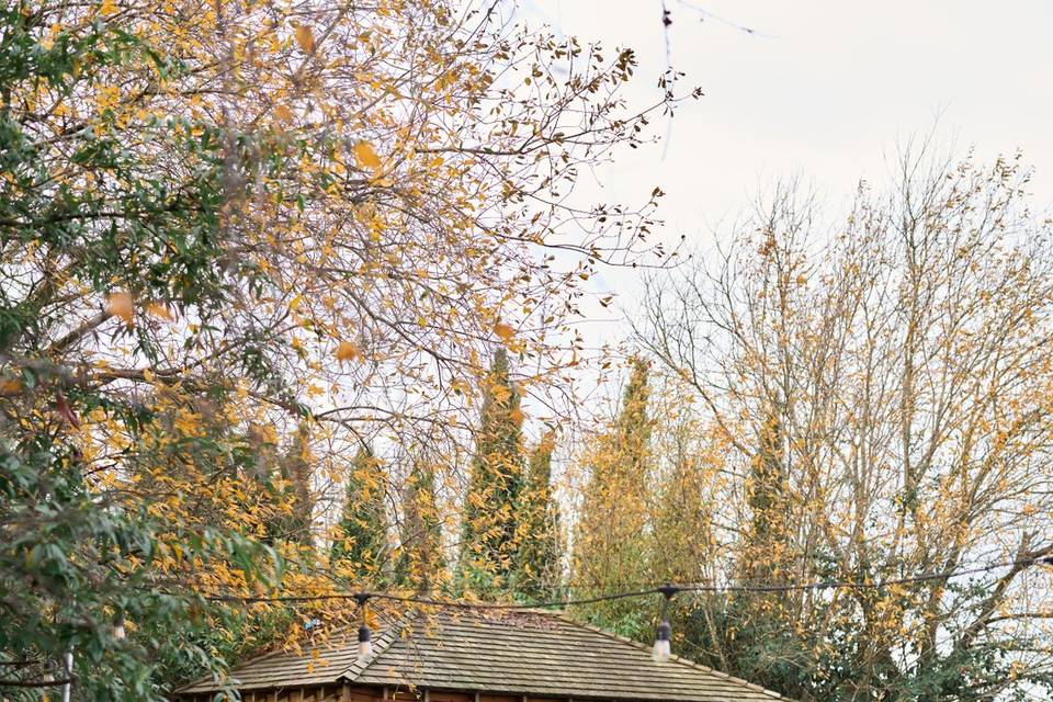 Outdoor Wedding Ceremony Setti